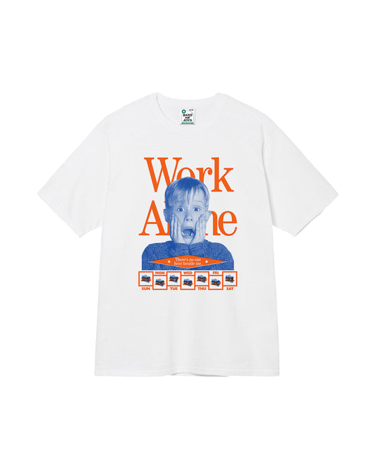 Work Alone T-Shirt (Home Alone Parody)